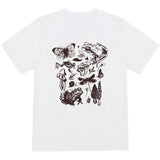 Cute Cottagecore Aesthetic Frog Mushroom Print Shirt Summer