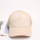 Amiri Hat Baseball Cap, Trendy Cap, Casual Versatile Fishing Cap