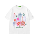 Men T Shirt Summer Butterfly Graffiti Short Sleeve T-shirt