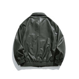 Unisex Jacket Fall Lapels Leather Jacket