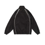 Unisex Jacket Autumn Embroidery Stand Collar Jacket Women's Clothing
