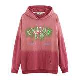 Men Hoodie Graffiti Printing Oversize Couple Hooded Sweater