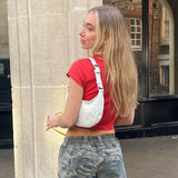 Women T-shirt Summer round Neck Pullover Short Sleeve Printed Casual Top T-shirt