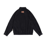 Unisex Jacket Fall Retro Workwear Washed Jacket