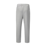 Men Sweatpants Casual Pants Men Solid Color Loose Straight Trousers