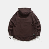 Unisex Jacket Autumn Windproof Hood Coat