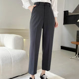 Women Sweatpants Autumn Leisure Straight Suit Pants