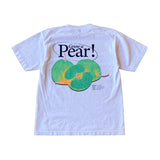 Y2K Retro Summer Classic Planting Pear Print Round Neck Pure