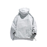Unisex Jacket Mechanical Style Outdoor Jacket Coat Hooded Hooded Jacket