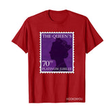 Inspired by Queen's Platinum Jubilee 2022 Elizabeth 70 Years T-shirt Pattern