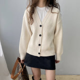 Women Cardigan Sweater Autumn and Winter Knitting Cardigan Casual Sweater Coat 8t3092