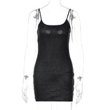 Women Dresses Summer Sexy Backless Hip Spaghetti Straps Dress