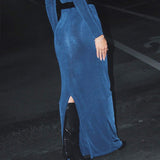 Women Dresse Autumn and Winter Turtleneck Long Sleeve Dress Sheath Dress