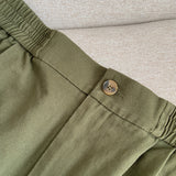 Women Sweatpants Overalls Loose Straight Wide-Leg Casual Retro Ankle-Tied Pants