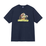 UNDEFEATED T Shirts Crew Neck Men's and Women's Loose