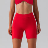 Women Yoga Sports Shorts Stretch Tight Workout Shorts