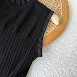 Women Sweater Knitwear Spring/Summer Knitted Camisole Lace Sleeveless T-shirt