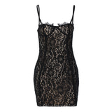 Women Dresses Summer Sexy Slim Fit Backless Hip Spaghetti Straps Dress
