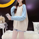 Women Knitted Pullover Autumn and Winter round Neck Sweater Knitwear