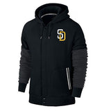 MLB Hoodie baseball jersey hoodie MLB hooded sweater men's cardigan top (Part 3)