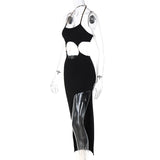 Women Dresses Summer Sexy Backless Hollow Slim Fit Dress