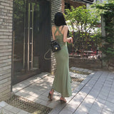 Women Maxi Dress Summer Long Sling Dress