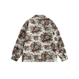 Unisex Jacket Stand Collar Jacket Baggy Coat