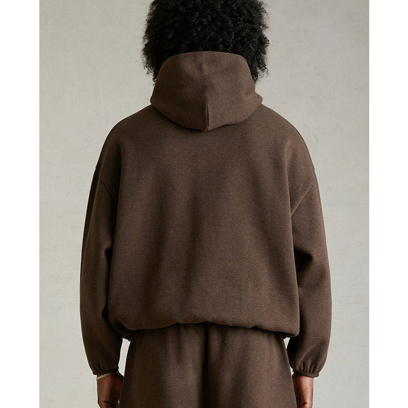 Fog Essentials Hoodie Stretch Hoop Loose Fleece Hooded Sweater