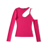 Women Sweater Knitwear Autumn Sexy Halter Shoulder-Baring Sweater