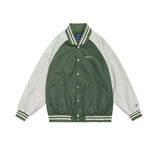 Unisex Jacket Vintage Baseball Jacket Men Loose Spring and Autumn Coat