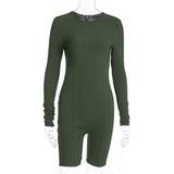 Women Jumpsuit Winter Knitting Slim Fit Hip Raise Sports Yoga Jumpsuit