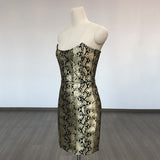 Women Evening Dress Sheath Bandage One-Piece Dress