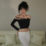 Women Co-Ord Set Sexy Two-Piece Suit Suit Exposed Navel Miniskirt Suit