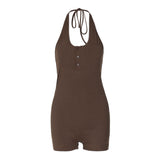 Women Jumpsuit Spring/Summer Sexy Backless Lace up Jumpsuit