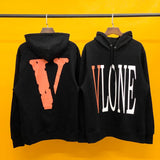 Vlone Hoodie Fall/Winter Limited Orange