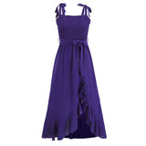 Women Date Dress Summer Sexy Backless Spaghetti Straps Dress