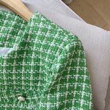 Women Woolen Coat Tweed Chanel Coat