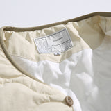 Unisex Winter Cotton Coat Retro Three-Dimensional Pocket Cotton Jacket