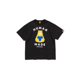 Men T-shirts Bear Animal Short Sleeve T-Shirt Printed Casual Crew Neck