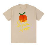 Call Me by Your Name CMBYN Peach T-shirt  Italy Timothee