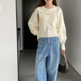 Women Knitted Two-Piece Set Vest Two-Piece Set Short Knitted Shawl Suit Jt8631