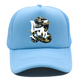 Amiri Hat Printed Letter Shade Baseball Cap Truck Casual Cap