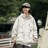 Unisex Hoodie Autumn Windproof Hood Coat