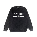 Amiri Long-Sleeve Shirt Vintage Washed and Worn Vintage Long Sleeve T-shirt