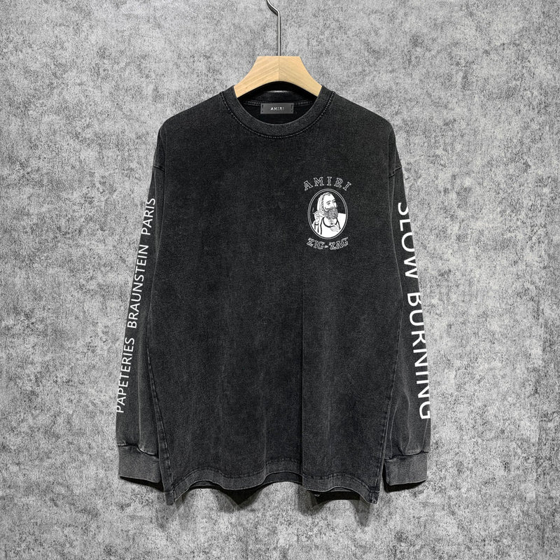 Amiri Long-Sleeve Shirt Vintage Long Sleeve T-shirt