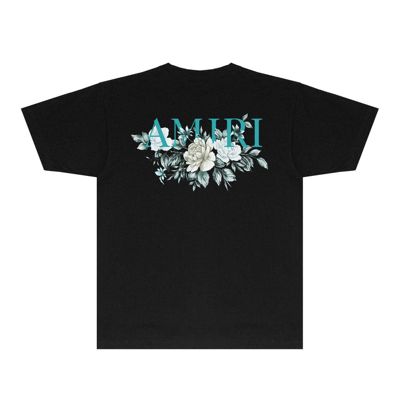 Amiri T Shirts Fashion Brand T Shirt Short Sleeve T-shirt Blouse