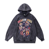 Men Hoodie Autumn and Winter Hip Hop Washed Couple Hoodies