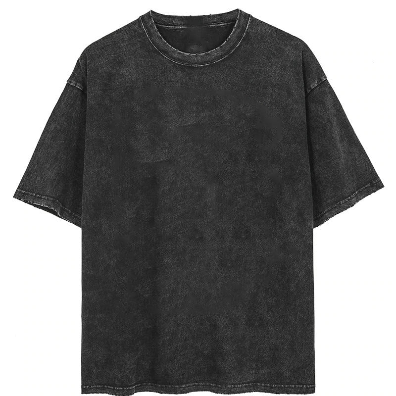 Washed Halloween print vintage t-shirt