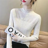Women Knitwear Autumn and Winter Turtleneck Knitwear Top