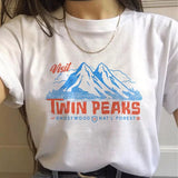 Twin Peaks Graphic T Shirts Women New Summer Harajuku Short